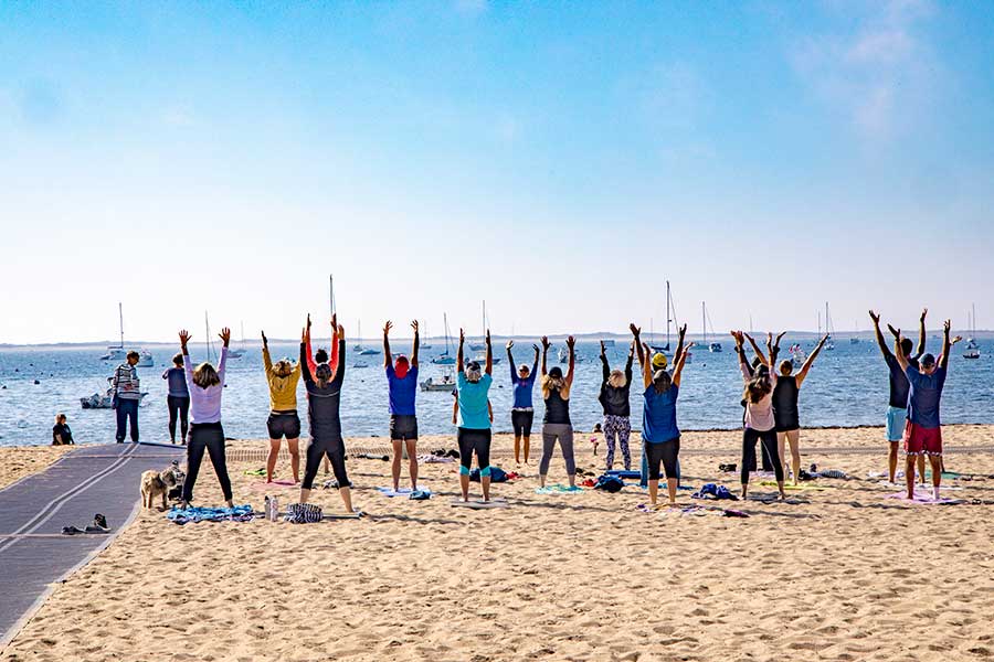 Yoga on the Beach in Provincetown