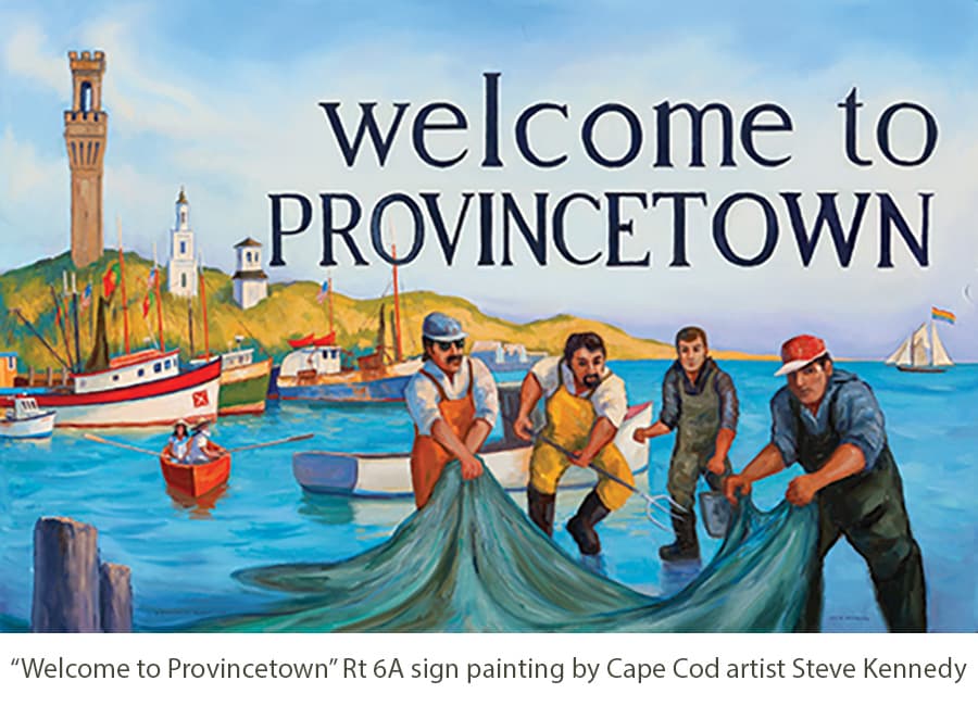 Welcome to Provincetown Sign